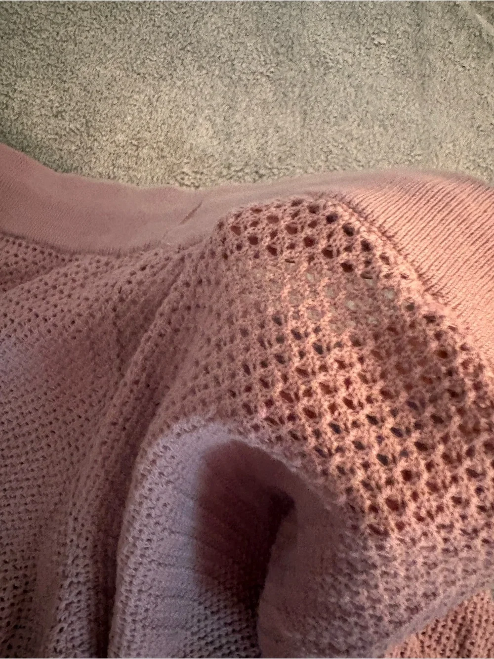 Pact Beachside Linen Crochet Shorts Pink XL Coverup Sheer Elastic Waistband Pool
